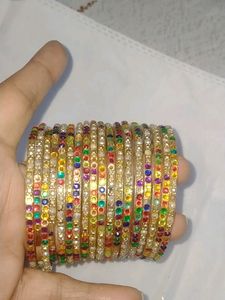 Multi Colour Chudi Set