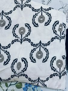 Black Kurta White Plazo