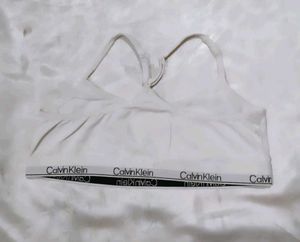 Comfortable White Sports Bra