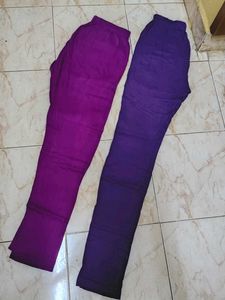 Comfortable Cotton leggings - Set of 7