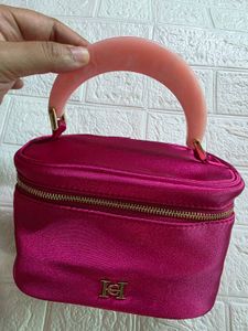 carolina herrera la bomba Cosmetic Bag with Handle