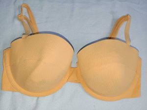 Ribbed Peach Bra