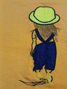 Orange T-Shirt with Cute Graphic