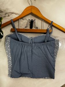 Sparkling Sequin Corset Top