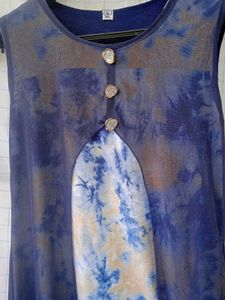 P 1- Boho Tie-Dye Maxi Dress