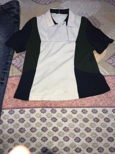 Classic Blue 3/4pants &amp; Colorblock Shirt