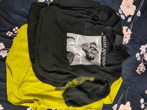 Lime Green Graphic Print Long Sleeve Top
