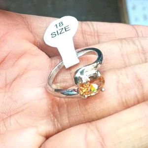 Elegant Silver Tone Fashion Ring