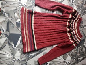 Striped Knit Mini Dress