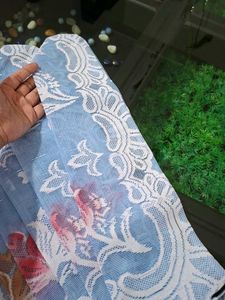 Blue Floral fan cover