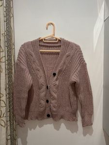 🎀Urbanic Cozy Pink Knit Cardigan