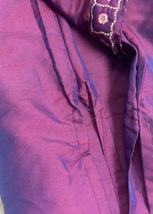 Elegant Purple Embroidered Kurta Set