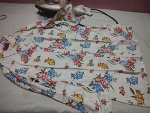 Floral Print Button-Up Shirt