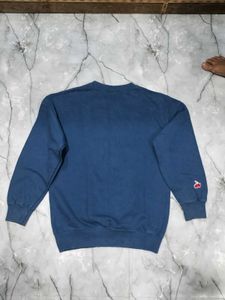 Blue Cherry embroidery  Sweatshirt