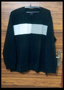 Black Color 5xl Block Sweatshirt