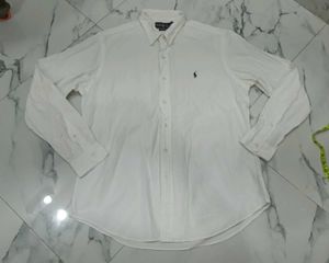 Classic White Polo Ralph Lauren Shirt