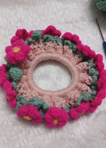 Handmade Crochet Flower Hairband