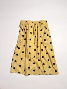 Yellow Polka Dot Skirt