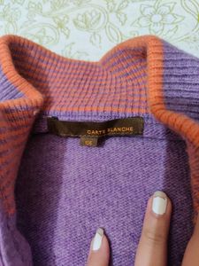 Mens Purple Chain Sweater