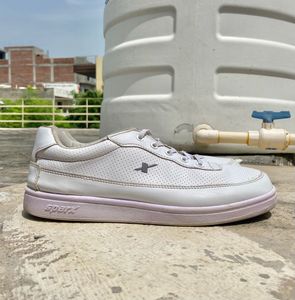 Sparx Unisex White Sneakers (UK-10)