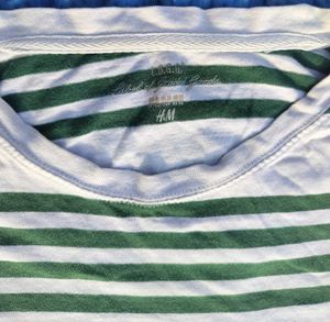 🐲OG H&amp;M Striped T-Shirt with Pocket