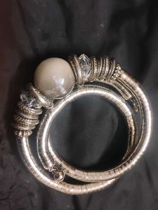 Statement Silver Bracelet