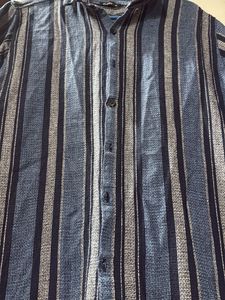 Men's Striped Short Sleeve Shirt