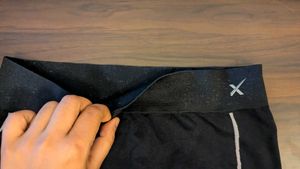 HRX Black Rapid-Dry Leggings (M)