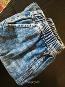 Stylish Washed Denim Joggers