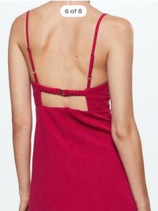 Mango Sweetheart Neckline Dress