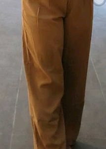 Stylish RIO Wide Leg tan Pants 5 feet female