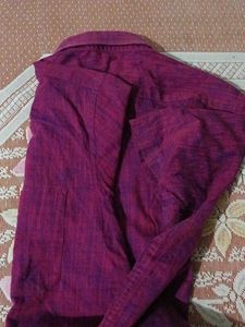Men's Classic Fit Purple Shirt