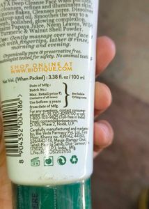 Biotique Papaya Deep Cleanse Face Wash