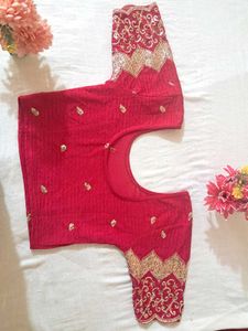 Stunning pink Embroidered Blouse