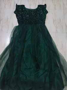 Beautiful Green Sequin Gown