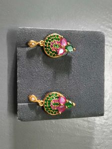 Elegant Gemstone Drop Earrings
