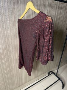 Sparkling One-Shoulder Mini Dress