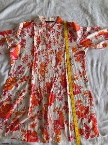 Vibrant Floral Print Kurta
