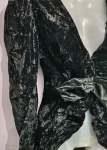 Velvet Bow Blazer - Statement Piece