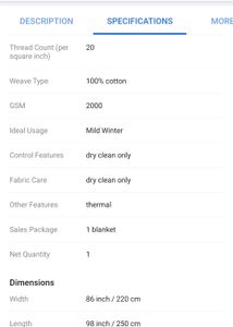 Blue Patterned Quilt Wait 1.850