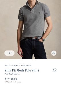 Ralph Lauren Slim Fit Polo Shirt unisex