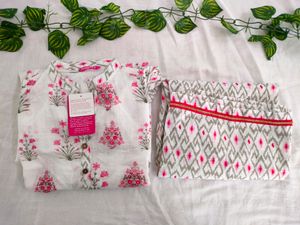 Multi Colour Printed Casual Kurta (Women's)