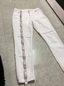 White Slim Fit Jeans