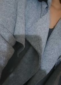 Elegant Grey Trench Coat