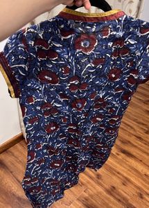 Rangmanch Blue Floral Kurta
