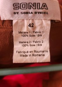 Sonia Rykiel Pure Silk Top