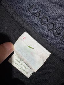 Lacoste Black Half-Zip Pullover