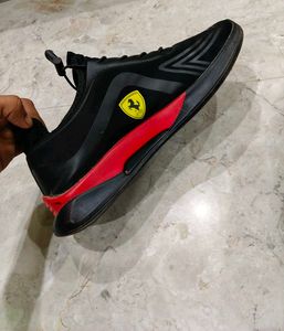 Black Ferrari Inspired Sneakers