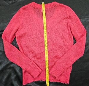 Cardigan Combo Beige N Pink