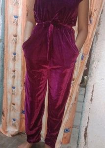 Velvet Jumpsuit